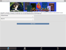 Tablet Screenshot of firebiblesonline.com